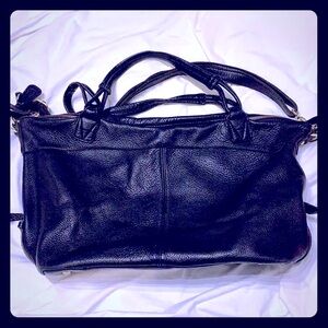 Japanese leather 5-way handbag by ear PAPILLONNER